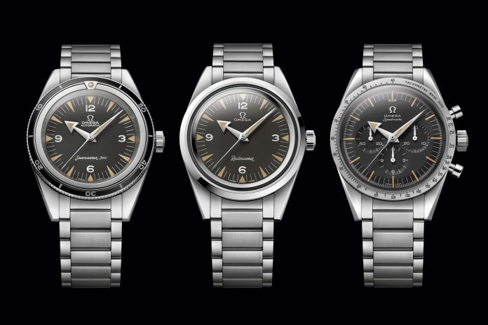 Omega Trilogy 1957 Seamaster, Railmaster y Speedmaster