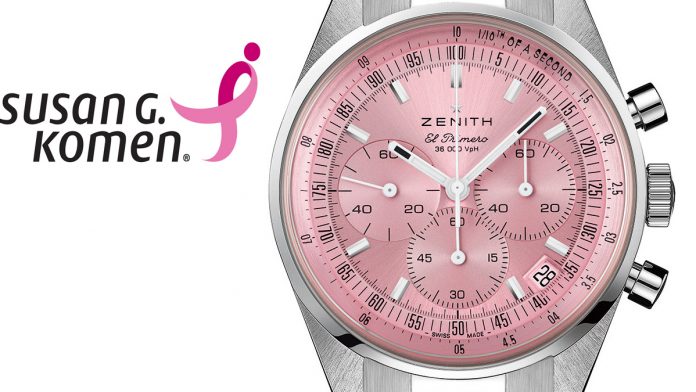 Zenith Chronomaster de rosa y solidario Zenith Chronomaster de rosa y solidario
