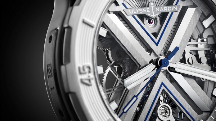 Ulysse Nardin lo ha vuelto a hacer: ha creado un nuevo y rompedor reloj de buceo audaz, híper técnico, totalmente blanco y esqueletado. Ulysse Nardin lo ha vuelto a hacer: ha creado un nuevo y rompedor reloj de buceo audaz, híper técnico, totalmente blanco y esqueletado.
