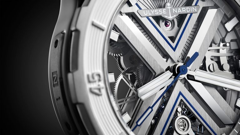 Ulysse Nardin lo ha vuelto a hacer: ha creado un nuevo y rompedor reloj de buceo audaz, híper técnico, totalmente blanco y esqueletado.