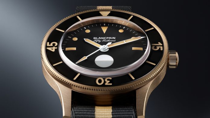 Fifty Fathoms 70th Anniversary Act 3 se inspira en una de sus versiones más icónicas y utilizadas por los profesionales para seguir celebrando su aniversario.