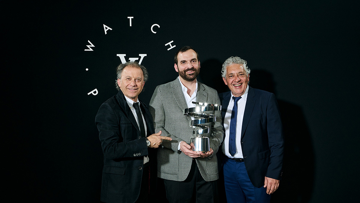 Raúl Pagès, ganador de la edición inaugural del Premio de Relojería Louis Vuitton para Creativos Independientes