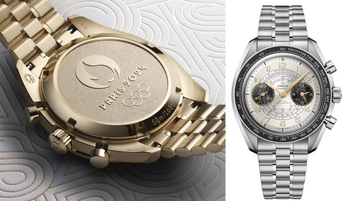 A tan solo 100 días para que se inauguren los Juegos Olímpicos de París 2024, Omega, firma Cronometradora Oficial, lanza un nuevo Speedmaster Chronoscope ornado con los colores de la competición.
