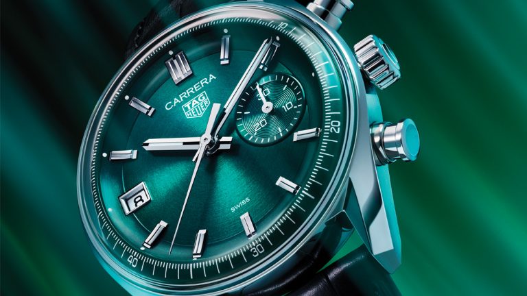El Carrera de TAG Heuer se viste de un inédito verde