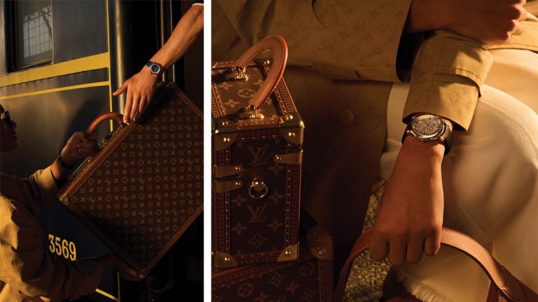 NÚMERO IDENTIFICATIVO Cada Escale se presenta con su número de serie grabado en un fino cartucho de oro, en una clara alusión a las placas de número de serie grabadas que identifican cada baúl Louis Vuitton. Y como en todo el proceso de cada componente, se ejecuta a mano.