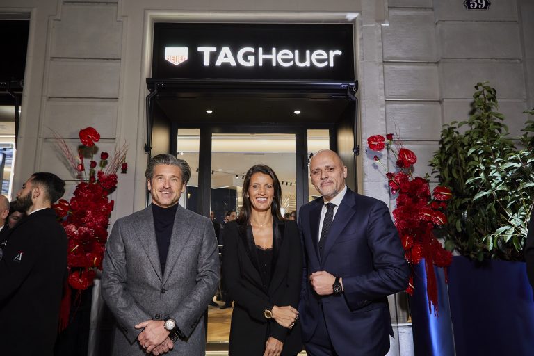 Patrick Dempsey inaugura la primera boutique de TAG Heuer en Barcelona