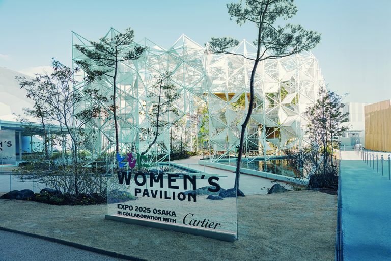 Cartier crea el Pabellón de la Mujer para la Expo Osaka, Kansai 2025 que tendrá lugar desde el 13 de abril y hasta el 13 de octubre en la ciudad japonesa.