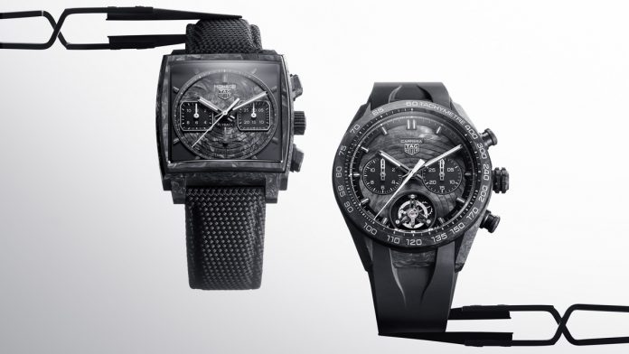 el Monaco Flyback Chronograph TH-Carbonspring y el Carrera Chronograph Tourbillon Extreme Sport TH-Carbonspring.