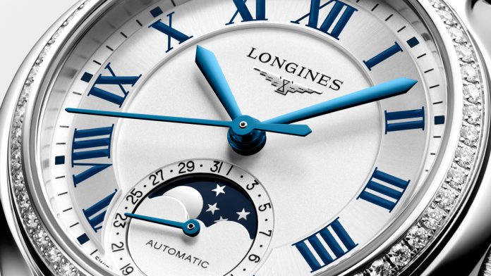 Descubre Longines PrimaLuna 2025: relojes suizos de lujo para mujer, elegancia atemporal con diamantes, zafiros y complicación lunar.