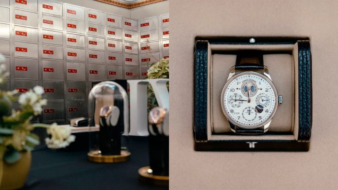 portatadawicc Joyería Calvo y IWC presentan Alta Relojería en la cámara acorazada del banco pasto