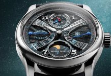 Roger Dubuis presenta el Hommage “Sukoon Al-Layl”: la nueva joya de la colección La Placide Roger Dubuis vuelve a demostrar su maestría en alta relojería contemporánea con el lanzamiento del Hommage “Sukoon Al-Layl”, una pieza excepcional presentada en la Dubai Watch Week. Este nuevo modelo culmina la colección La Placide, un tributo íntimo al legado del Sr. Roger Dubuis que combina tradición ginebrina, evocaciones astronómicas y la serenidad de los paisajes nocturnos de Oriente Medio.