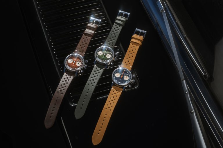 Hamilton amplía la colección American Classic Chronograph H con nuevos cronógrafos mecánicos de inspiración vintage, colores audaces y espíritu automovilístico.
