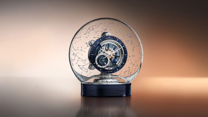 Jaeger-LeCoultre Atmos 2026, Atmos Hybris Artistica Tellurium, Marc Newson reloj, reloj telurio, reloj astronómico, alta relojería suiza, Watches and Wonders 2026 novedades, reloj que funciona con aire, complicaciones relojeras avanzadas