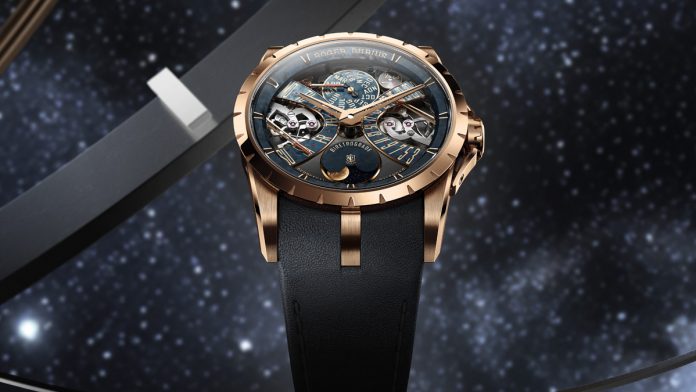 Roger Dubuis revela el Excalibur Biretrograde Perpetual Calendar, un sofisticado reloj que combina calendario perpetuo, fases lunares y estética contemporánea con un nuevo calibre manufactura.