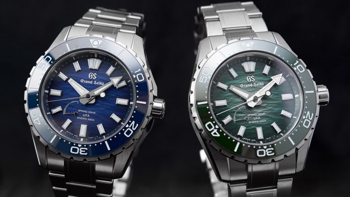 grand seiko Grand Seiko, Spring Drive U.F.A., Ushio 300 Diver, Grand Seiko Evolution 9, calibre 9RB1, reloj de buceo japonés, reloj diver de lujo, alta relojería japonesa, Spring Drive, Grand Seiko 2026.