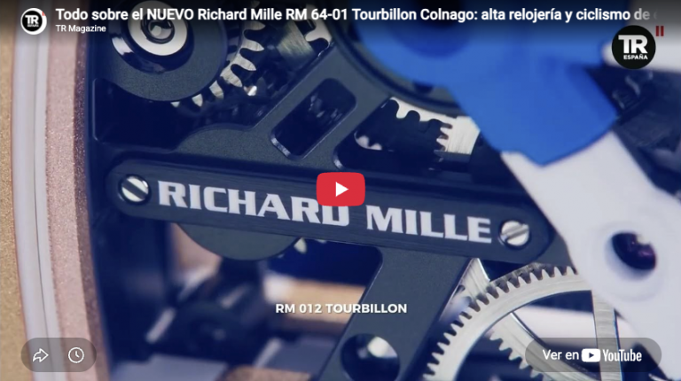 Todo sobre el nuevo Richard Mille RM 64-01 Tourbillon Colnago