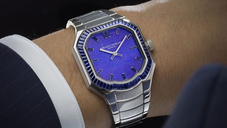 Gerald Charles presenta el Masterlink Gem Set Stone Dial: tres ediciones limitadas que convierten la piedra natural en alta relojería